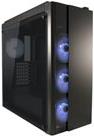 LC Power Gaming 993B Covertaker - Midi Tower - ATX - ohne Netzteil - Schwarz, Transparent-Schwarz - USB/Audio 