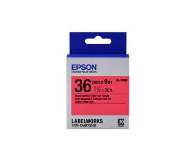 EPSON Band pastell schw./rot 36mm (C53S657004) 