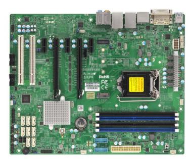 Server MB Super Micro 1xLGA 1151/ATX/Gb LAN           X11SAE ohne OS 