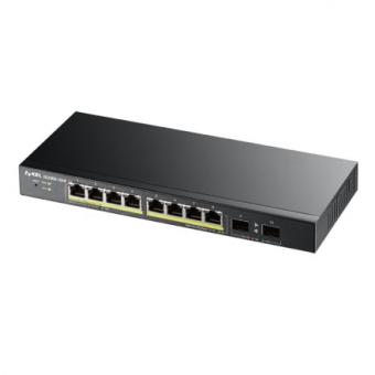 ZyXEL Switch  8x GE GS1900-10HP         8x PoE+ Ports, 2x SF 