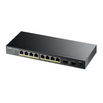 ZyXEL Switch 10x GE GS1100-10HP        Metall PoE 