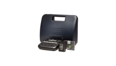 Brother P-Touch PT-D210VP - Beschriftungsgert - s/w - Thermotransfer - Rolle (1,2 cm) - bis zu 20 mm/Sek. - 2-zeiliger Druck 