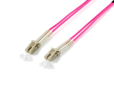 equip 255518 LWL-Patchkabel HF LC/LC 50/125 duplex OM4 20m violett 