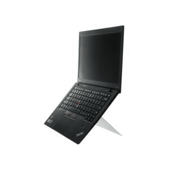 R-GO Riser Attachable Laptopstaender ws ergonomisch Aluminium 1,2mm duenn bis 5kg 4 Positionen 25,4cm bis 55,88cm 10Zoll bis 22Zoll 