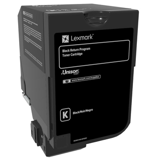 Lexmark - Schwarz - Original - Tonerpatrone LCCP, LRP - fr Lexmark CS720de, CS720dte, CS725de, CS725dte, CX725de, CX725dhe, CX725dthe (74C20K0) 