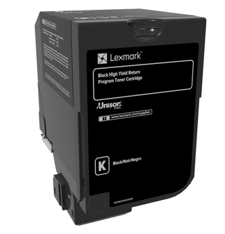 Lexmark Toner 74C2HK0 - Schwarz - Kapazitt: 20.000 Seiten (74C2HK0) 