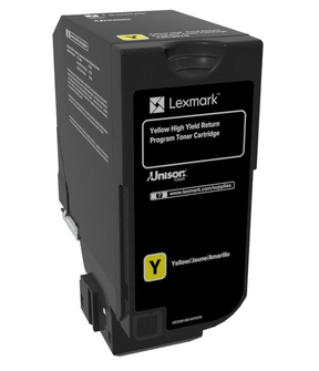 Lexmark Toner 74C2HY0 - Yellow - Kapazitt: 12.000 Seiten (74C2HY0) 
