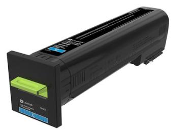 Lexmark - Hohe Ergiebigkeit - Cyan - Original - Tonerpatrone LCCP, LRP - fr Lexmark CX825de, CX825dte, CX825dtfe, CX860de, CX860dte, CX860dtfe (82K2HC0) 