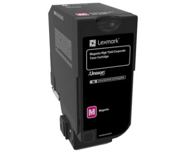 Lexmark - Hohe Ergiebigkeit - Magenta - Original - Tonerpatrone LCCP, LRP, Lexmark Corporate - fr Lexmark CX725de, CX725dhe, CX725dthe (84C2HME) 