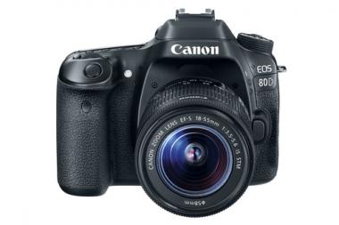 Canon EOS 80D - Digitalkamera - SLR - 24.2 MPix - APS-C - 1080p / 60 BpS - 3x optischer Zoom EF-S 18-55mm IS STM-Objektiv - Wi-Fi, NFC 
