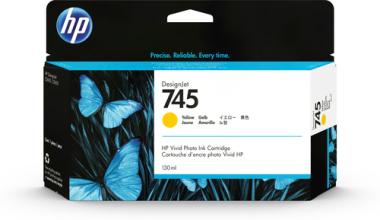 HP 745 - Gelb - Original - DesignJet - Tintenpatrone (F9J96A) 