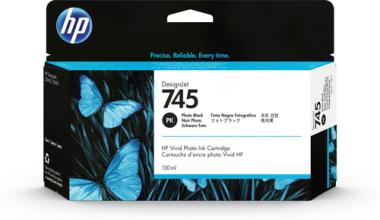 HP 745 - Photo schwarz - Original - DesignJet - Tintenpatrone - fr DesignJet Z2600 PostScript, Z5600 PostScript (F9J98A) 