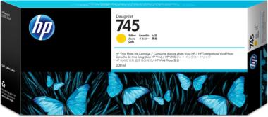 HP 745 Tintenpatrone Gelb 300 ml 