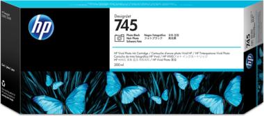 HP 745 - Photo schwarz - Original - DesignJet - Tintenpatrone (F9K04A) 