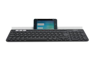 Logitech K780 Multi-Device - Tastatur - Bluetooth, 2.4 GHz - UK Englisch - wei 