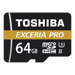 SD microSD Card  64GB Toshiba SDXC Exceria   Pro M501 retail 