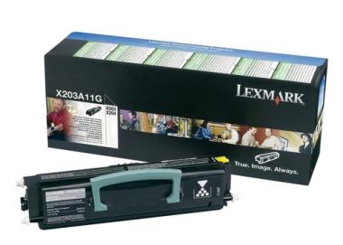 Lexmark X203A11G Toner Schwarz  