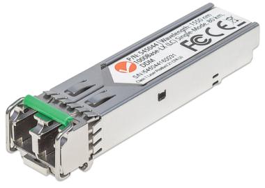 Intellinet Gigabit SFP Mini-GBIC Transceiver LWL-Kabel 80K 