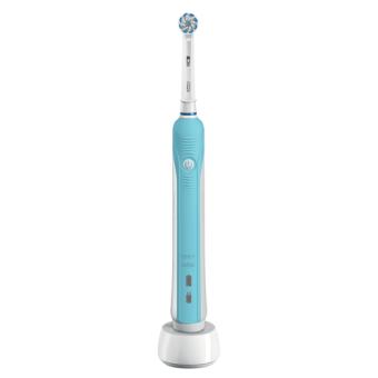 Oral-B PRO 700 Rotierende-vibrierende Zahnbrste Blau - Wei (157786) 