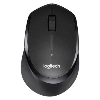 Logitech M330 SILENT PLUS - Maus - 3 Tasten - kabellos - 2.4 GHz - kabelloser Empfnger (USB) - Schwarz 