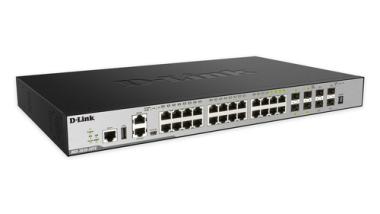 D-Link DGS-3630-28TC/SI 20x 10/100/1000 + 4x Kombi-Gigabit-SFP + 4x 10 Gigabit SFP+ 