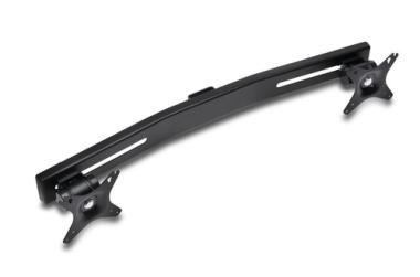 Kensington - Montagekomponente (Doppelarm) fr 2 Monitore - Schwarz - Bildschirmgre: bis zu 61 cm (bis zu 61,00cm (24 Zoll) ) 