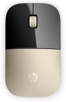 HP Z3700 - Maus - blue Led - drahtlos - 2,4 GHz - kabelloser Empfnger (USB) - Gold (X7Q43AA) 