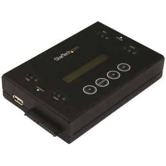 StarTech.com Laufwerks Duplizierer und Lscher fr USB Sticks und 2,5 / 3.5 Zoll SATA Laufwerke - 1:1 duplizierung plus Cross-interface - Festplatte / USB-Drive-Duplikator - 1 Schchte (Serial ATA-600 / USB) 