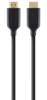 Belkin High Speed HDMI Cable with Ethernet - HDMI mit Ethernetkabel - HDMI (M) bis HDMI (M) - 5 m - Schwarz - 4K Untersttzung 