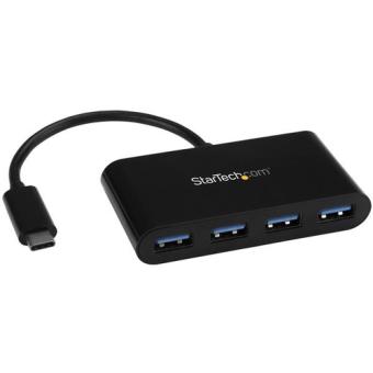 StarTech.com 4 Port USB 3.0 Hub - USB-C to 4x USB-A - Bus Powered - Hub - 4 x SuperSpeed USB 3.0 - Desktop 