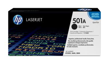 HP Toner Q6470A (501A) - Schwarz - Kapazitt: 6.000 Seiten (Q6470A) 