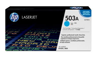HP Toner Q7581A (503A) - Cyan - Kapazitt: 6.000 Seiten (Q7581A) 