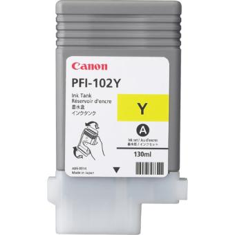 Canon LUCIA PFI-102 Y - Tintenbehlter - 1 x pigmentiertes Gelb (0898B001) 