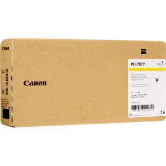 Canon PFI-707 Y - Gelb - Original - Tintenbehlter - fr imagePROGRAF iPF830, iPF840, iPF850 (9824B001) 