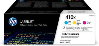 HP 410X Original LaserJet Toner Cyan/Magenta/Gelb High Yield (3-pack) 