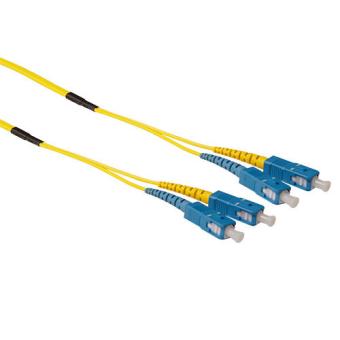 ACT 30 meter Singlemode 9/125 OS2 duplex ruggedized fiber cable with SC connectors. Sc-sc 9/125 os2 rugged 30m (RL5703) 