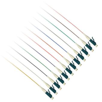 ACT RL3780 1m LC OM4 Schwarz - Blau - Braun - Grn - Grau - Orange - Pink - Rot - Trkis - Violett - Wei - Gelb Glasfaserkabel (RL3780) 
