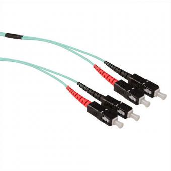 ACT 10 meter Multimode 50/125 OM3 duplex ruggedized fiber cable with SC connectors. Sc-sc 50/125 om3 rugged 10m (RL5301) 