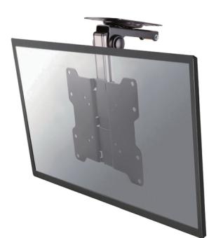 NewStar FPMA-C020BLACK - Deckenhalterung fr LCD-/Plasmafernseher - Schwarz - Bildschirmgre: 25,4-102 cm (10 Zoll-40 Zoll) (FPMA-C020BLACK) 