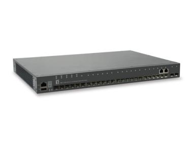 Level One GTL-2882 - Switch - L3 Lite - verwaltet - 22 x SFP + 2 x Kombi-Gigabit-SFP + 2 x SFP+ - an Rack montierbar 