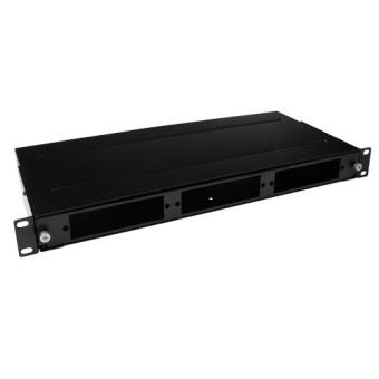 ACT Patchpanel for assembled MTP-MPO cassettes. Type: 3 x Mounting hole Adapter patchpaneel 3 gats (FA2016) 