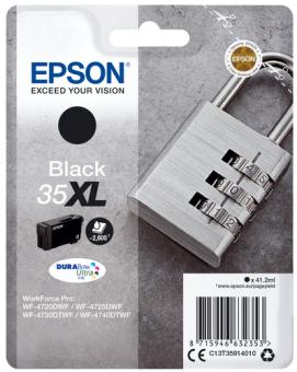 Epson 35XL - 41,2 ml - XL - Schwarz - Original - Tintenpatrone (C13T35914010) 