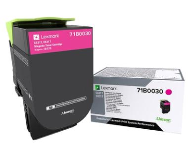 Lexmark X317 - Magenta - Original - Tonerpatrone LCCP, LRP - fr Lexmark CS317dn, CX317dn 
