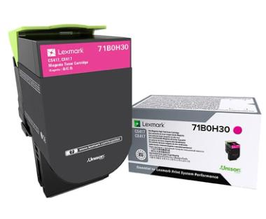 Lexmark X417 - Hohe Ergiebigkeit - Magenta - Original - Tonerpatrone LCCP, LRP - fr Lexmark CS417dn, CS517de, CX417de, CX517de 