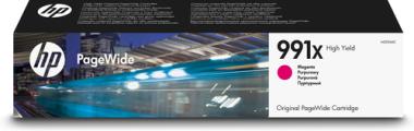 HP 991X - 187 ml - Hohe Ergiebigkeit - Magenta - Original - PageWide - Tintenpatrone - fr PageWide Pro MFP 772dn, MFP 777z (M0J94AE) 