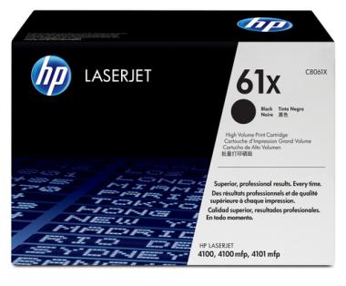 HP Toner C8061X (61X) - Schwarz - Kapazitt: 10.000 Seiten (C8061X) 
