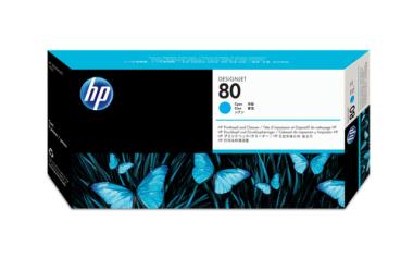 HP 80 Original Druckkopf cyan Standardkapazitt 2.500 Seiten 1er-Pack 