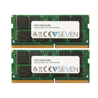 V7 - DDR4 - 16 GB: 2 x 8 GB - SO DIMM 260-PIN - 2133 MHz / PC4-17000 - CL15 - 1.2 V - ungepuffert - nicht-ECC (V7K1700016GBS) 