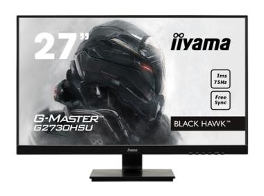 68,6cm/27'' (1920x180) iiyama G-Master Black Hawk Gaming G2730HSU-B1 1ms 16:9 75Hz USB VGA HDMI DisplayPort VESA Speaker Full HD Black 