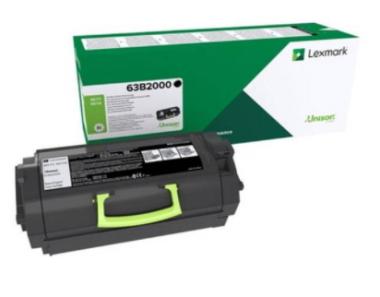 Lexmark - Schwarz - Original - Tonerpatrone - fr Lexmark MX717de, MX718de (63B2000) 